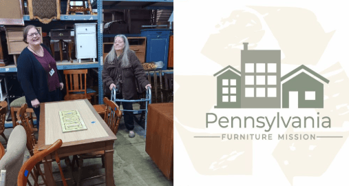 Photo of furniture donated to Pennsylvania Furniture Mission